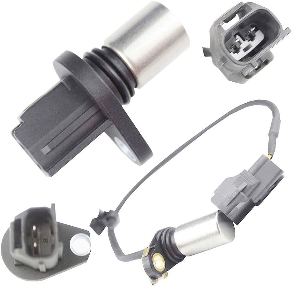 2pcs Crankshaft + Camshaft Position Sensor Kits for 2002 2003 2004 2005-2011 Toyota Camry 2.4L