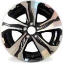 17" Single New Machined Black Alloy Wheel for Honda CRV CR-V 2017-2022 OEM Design Replacement Rim