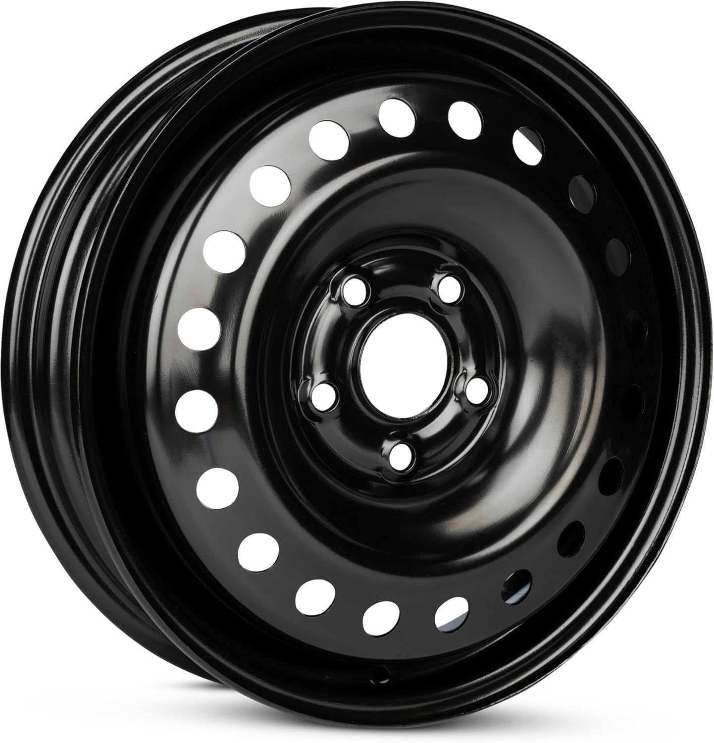 For 2013-2019 Nissan Sentra 16 Inch Painted Black Rim - OE Direct Replacement - Road Ready Car Wheel - Image 2
