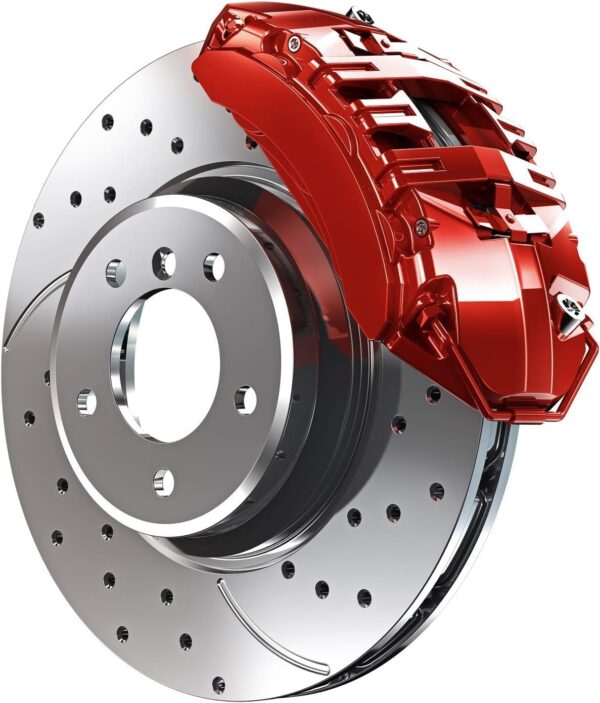 High Temperature Brake Caliper Paint System Set RED 160 - High Gloss
