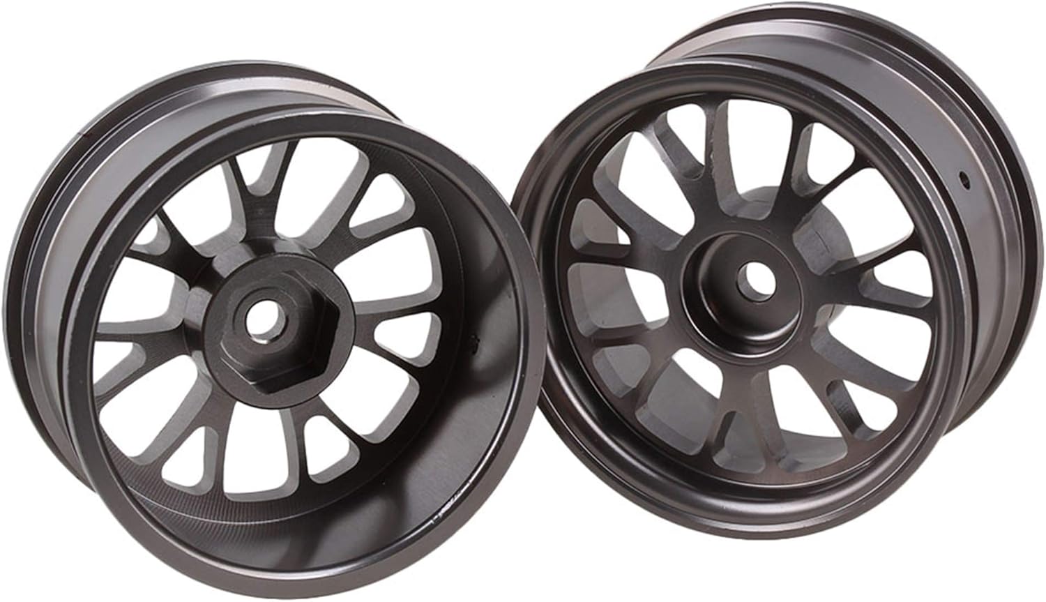4Pcs Titanium Y-Shape Aluminum Alloy Wheel Rims for RC 1:10 On-Road Car - Image 2