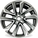 18" Single 18x8 Machined Grey Alloy Wheel For  Corolla 2019-2022 OEM Design Replacement Rim