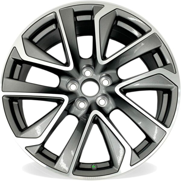 18" Single 18x8 Machined Grey Alloy Wheel For  Corolla 2019-2022 OEM Design Replacement Rim