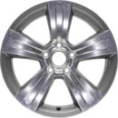 New 17x6.5" 17 Inch Polished and Grey Aluminum Alloy Wheel Rim for 2015-2017 Jeep Compass and Patriot | ALY02380A90N | Direct Fit - OE Stock Specs