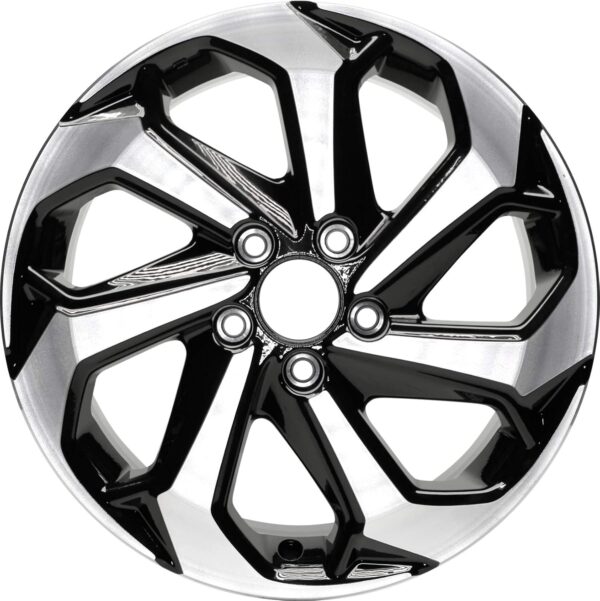Replacement For New 17 Inch Aluminum Wheel Rim Fits 2016-2017 Honda Accord 5 Lug 114.3mm 7 Spokes 17x7.5inch