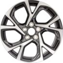 New 18x7'' 18 Inch Premium Aluminum Alloy Wheel Rim for  C-HR 2018 2019 2020 2021 2022 | ALY75224U45N | Direct Fit - OE Stock Specs, Black