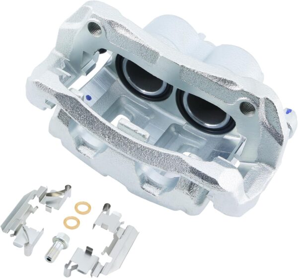 Front Left Brake Caliper with Bracket 19B2958 New Replace for Honda CRV 2007-2016, Odyssey 2005-2010, Crosstour 2012-2015, Accord Crosstour 2010-2011, Acura RDX 2007-2012, FRC11711, 19176791