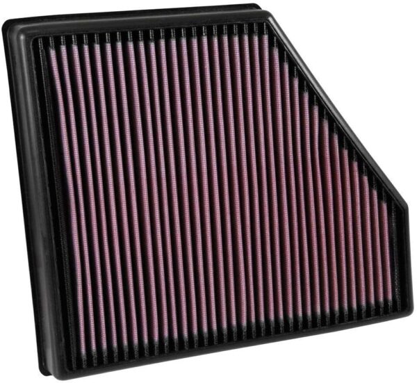 High-Flow Original Lifetime Engine Air Filter: Increase Power: Premium, Washable: Compatible with 2016-2024 : Camaro, SS, ZL1, 33-5047